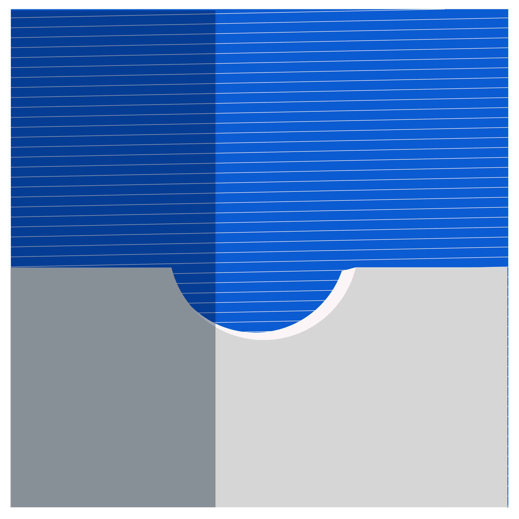 Blue arch architecture illustration