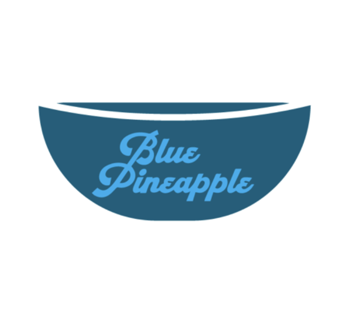 Blue Pineapple bowl logo mark