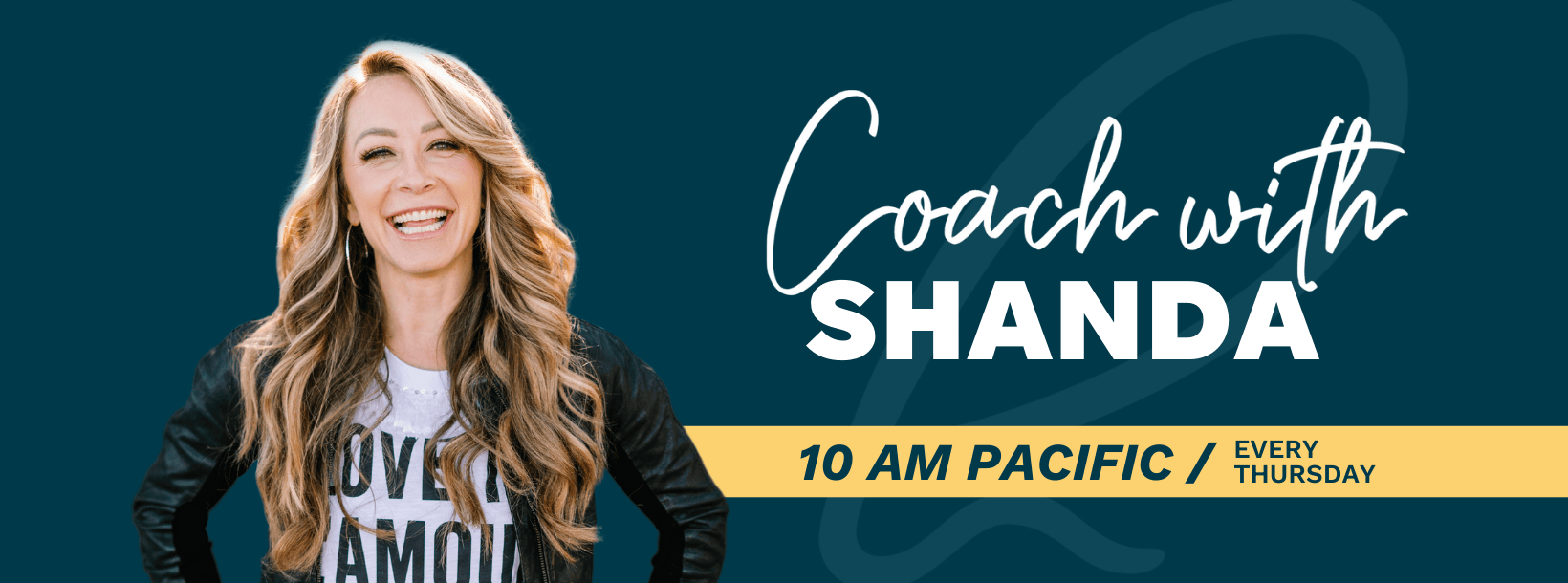 Coach with Shanda Facebook cover