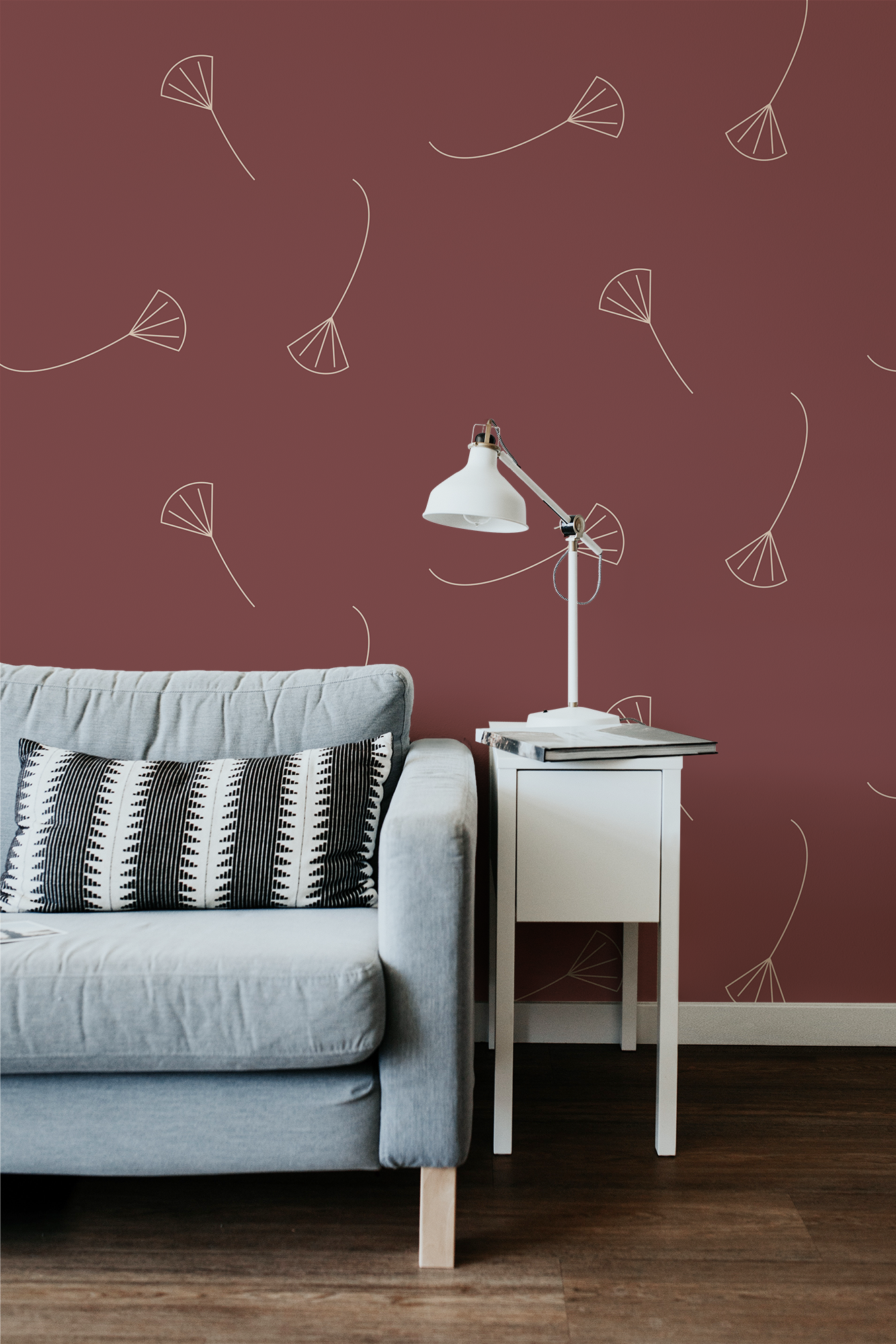 Dandelion wallpaper mockup
