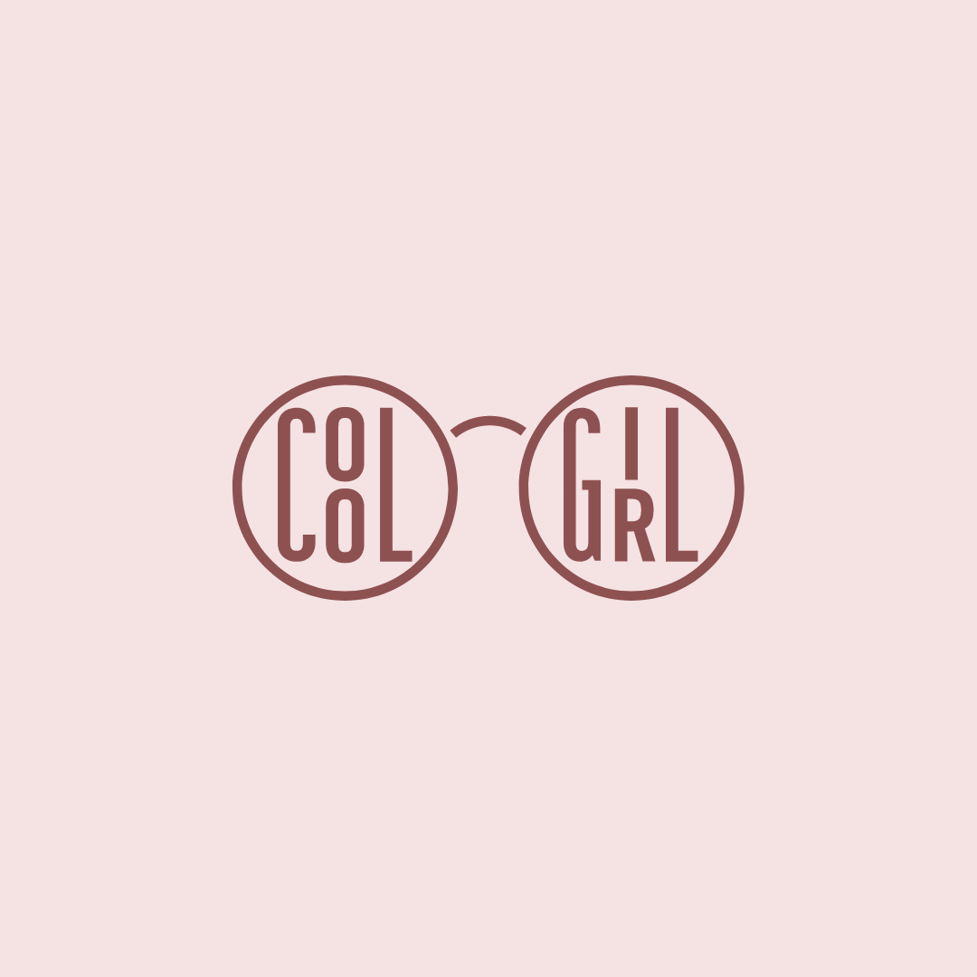 Cool girl glasses illustration